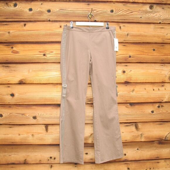 NWT  Brown High Rise Boot Cut Pants - Picture 2 of 9
